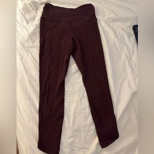 Athleta Elation cross over ribbed legging 7/8